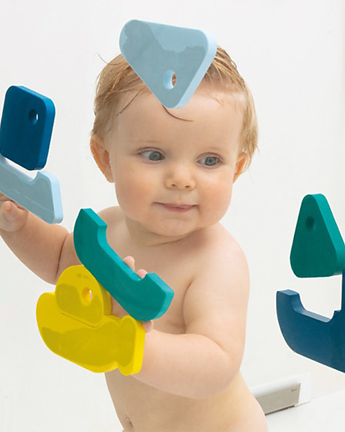 Quut Rock the Boat Bath Puzzle - Funny and Eco-friendly Bath Toys