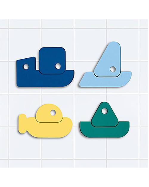 Quut Rock the Boat Bath Puzzle - Funny and Eco-friendly Bath Toys
