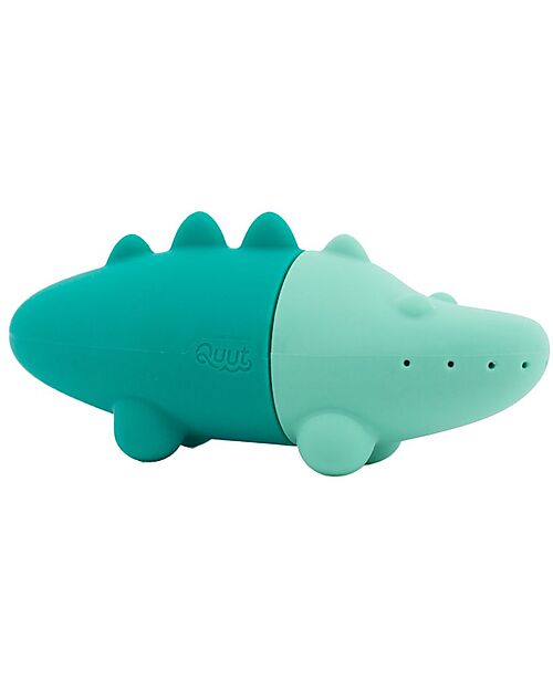 Quut Squeezi Croco - Bath Toy - Green - 100% Silicone Bath Toys