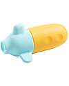 Quut Squeezi Submarine - Bath Toy - Vintage Blue/Orange - 100% Silicone Bath Toys