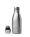 Qwetch Insulated Stainless Steel Bottle - Brushed steel - 260ml Thermos Bottles