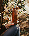 Qwetch Insulated Stainless Steel Bottle - Wood - 500ml Thermos Bottles