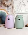 Rabbit & Friends Big Bear Silicone Night Light - Lavander - 16x10.7 cm Nightlights