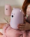 Rabbit & Friends Big Bear Silicone Night Light - Lavander - 16x10.7 cm Nightlights