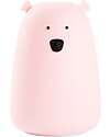 Rabbit & Friends Big Bear Silicone Night Light - Pink - 16x10.7 cm Nightlights