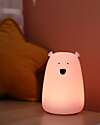 Rabbit & Friends Big Bear Silicone Night Light - Pink - 16x10.7 cm Nightlights