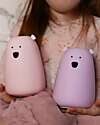 Rabbit & Friends Big Bear Silicone Night Light - Pink - 16x10.7 cm Nightlights