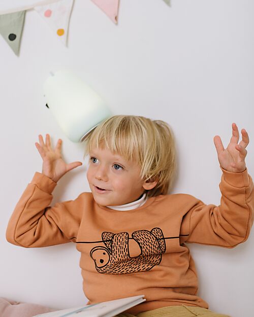 Rabbit & Friends Big Bear Silicone Night Light - Sage - 16x10.7 cm Nightlights