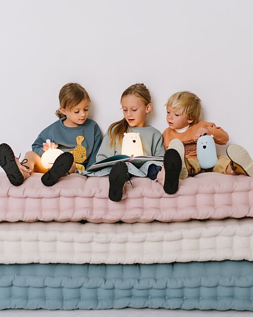 Rabbit & Friends Big Bear Silicone Night Light - White - 16x10.7 cm Nightlights