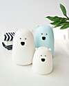 Rabbit & Friends Big Bear Silicone Night Light - White - 16x10.7 cm Nightlights