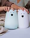 Rabbit & Friends Big Bear Silicone Night Light - White - 16x10.7 cm Nightlights