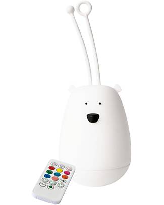 Rabbit & Friends Hanger Bear Lamp - White - Remote Control Nightlights