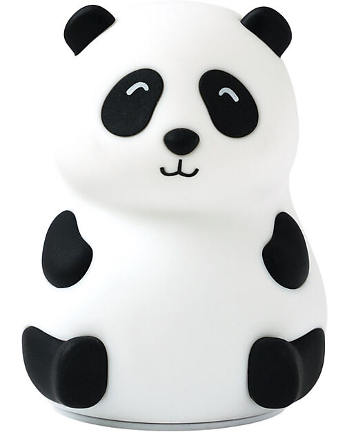 Rabbit & Friends Portable Night Light Panda - White - Soft Silicone Nightlights