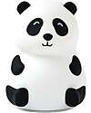 Rabbit & Friends Portable Night Light Panda - White - Soft Silicone Nightlights