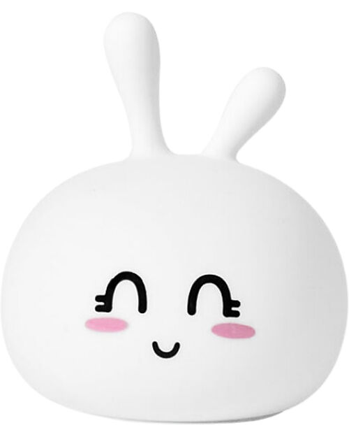 Rabbit & Friends Portable Night Light Sweet Bunny - White - Soft Silicone Nightlights