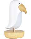 Rabbit & Friends Puffin Speaker Lamp - White - 20x10.6 cm Nightlights