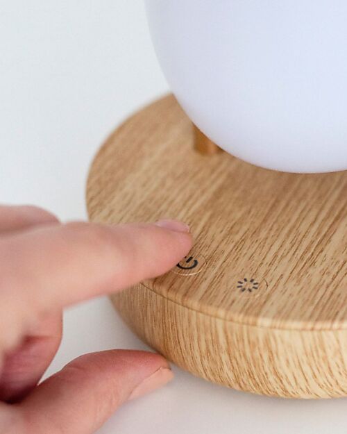 Rabbit & Friends Puffin Speaker Lamp - White - 20x10.6 cm Nightlights