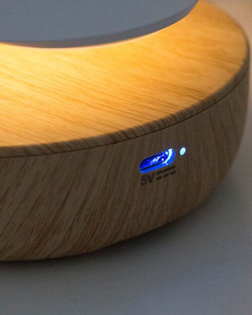 Rabbit & Friends Puffin Speaker Lamp - White - 20x10.6 cm Nightlights