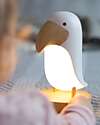 Rabbit & Friends Puffin Speaker Lamp - White - 20x10.6 cm Nightlights