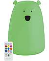 Rabbit & Friends Silicone Bear Lamp - Glow - Remote Control - It Lights Up in The Dark! Nightlights