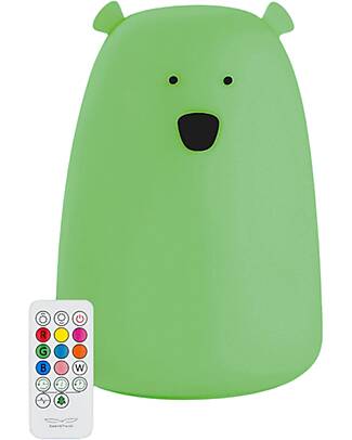Rabbit & Friends Silicone Bear Lamp - Glow - Remote Control Nightlights