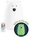 Rabbit & Friends Silicone Bear Lamp - Glow - Remote Control Nightlights