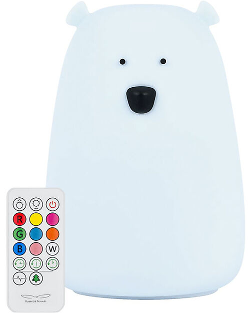Rabbit & Friends Silicone Bear Lamp - Mystic - Remote Control Nightlights