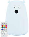 Rabbit & Friends Silicone Bear Lamp - Mystic - Remote Control Nightlights