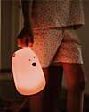 Rabbit & Friends Silicone Bear Lamp - Pink - Remote Control Nightlights