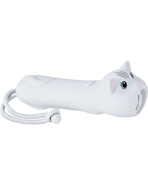 Rabbit & Friends Soft Silicone Flashlight - Cat - Adjustable Brightness Nightlights
