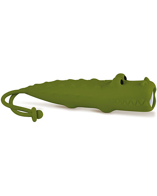 Rabbit & Friends Soft Silicone Flashlight - Crocodile - Adjustable Brightness Nightlights
