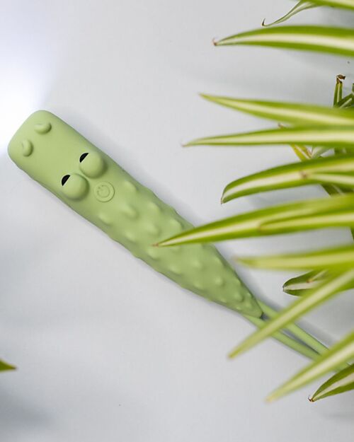 Rabbit & Friends Soft Silicone Flashlight - Crocodile - Adjustable Brightness Nightlights