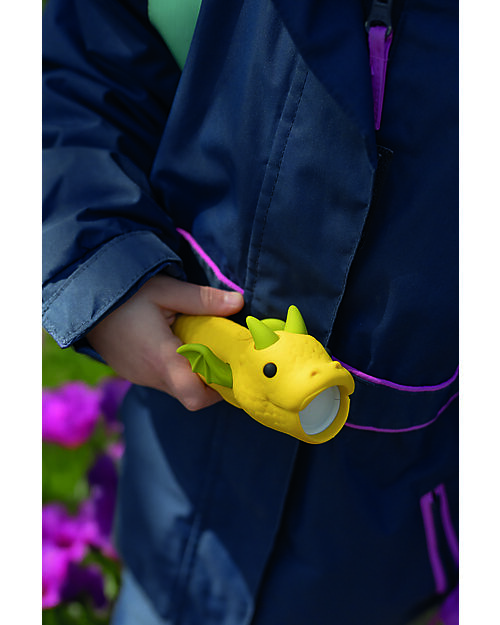 Rabbit & Friends Soft Silicone Flashlight - Dragon - Adjustable Brightness Nightlights