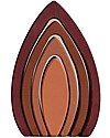 Raduga Grez Stackable Wooden Arch - Flame - Handmade Educational Toy to Stimulate your Baby Montessori Toys
