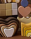 Raduga Grez Stackable Wooden Arch - Heart - Handmade Educational Toy to Stimulate your Baby Montessori Toys