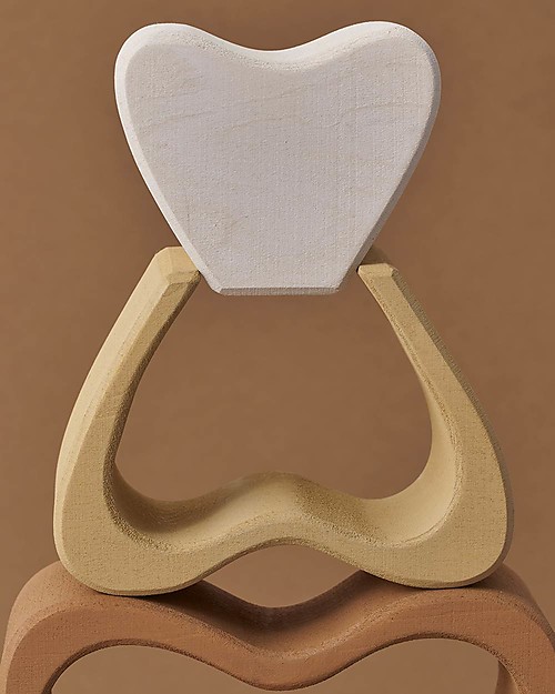 Raduga Grez Stackable Wooden Arch - Heart - Handmade Educational Toy to Stimulate your Baby Montessori Toys