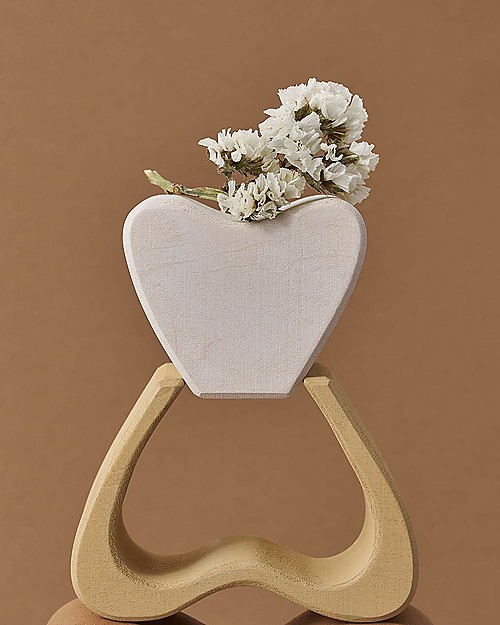 Raduga Grez Stackable Wooden Arch - Heart - Handmade Educational Toy to Stimulate your Baby Montessori Toys