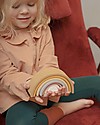 Raduga Grez Stackable Wooden Arch - Sand - Handmade Educational Toy to Stimulate your Baby Montessori Toys