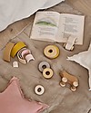 Raduga Grez Stackable Wooden Arch - Sand - Handmade Educational Toy to Stimulate your Baby Montessori Toys