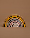 Raduga Grez Stackable Wooden Arch - Sand - Handmade Educational Toy to Stimulate your Baby Montessori Toys