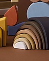 Raduga Grez Stackable Wooden Arch - Skin Tones from Black to White - Handmade Educational Toy to Stimulate your Baby Montessori Toys