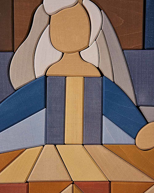 Raduga Grez Wooden Building Set and Puzzle - Infant - Handmade Wooden Blocks and Construction Sets