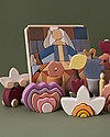 Raduga Grez Wooden Building Set and Puzzle - Infant - Handmade Wooden Blocks and Construction Sets