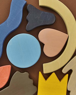 Raduga Grez Wooden Building Set - Diversity - Handmade Educational Toy to Stimulate your Baby Wooden Blocks and Construction Sets