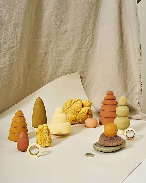 Raduga Grez Wooden Set - Autumn in the Forest - Handmade Educational Toy to Stimulate your Baby Montessori Toys