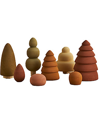 Raduga Grez Wooden Set - Autumn in the Forest - Handmade Educational Toy to Stimulate your Baby Story Making Games