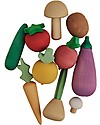 Raduga Grez Wooden Set - Colored Vegetables - Handmade Educational Toy to Stimulate your Baby Wooden Food