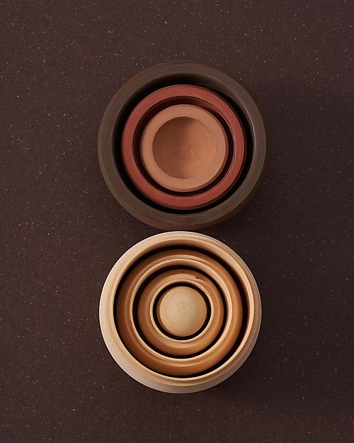 Raduga Grez Wooden Set - Matryoshka Mushroom - Handmade Educational Toy to Stimulate your Baby Wooden Animals