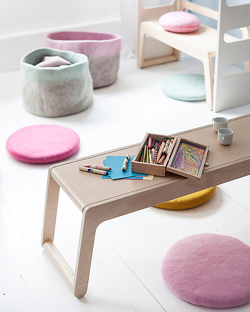 Rafa Kids B Bench 120 cm, Natural Wood - Finnish birch Tables And Chairs