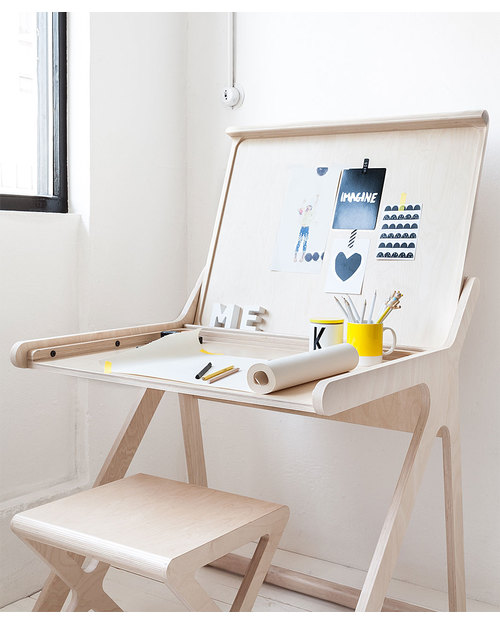 Rafa Kids K Desk Kids Desk - Natural- Finnish Birch Desks